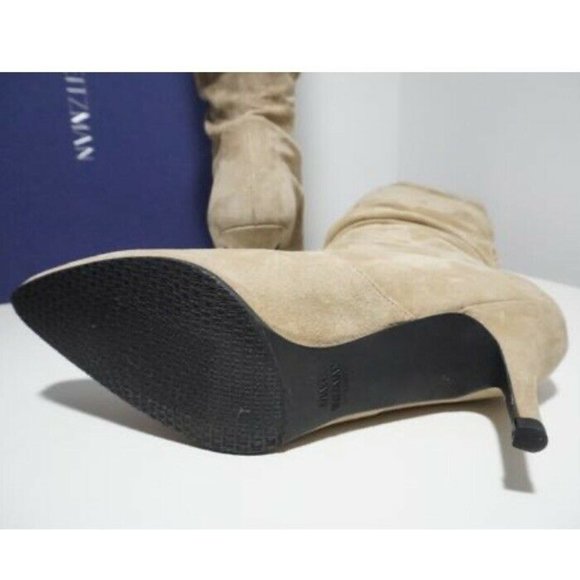 Stuart Weitzman Tan Heeled Boots - Picture 9 of 11